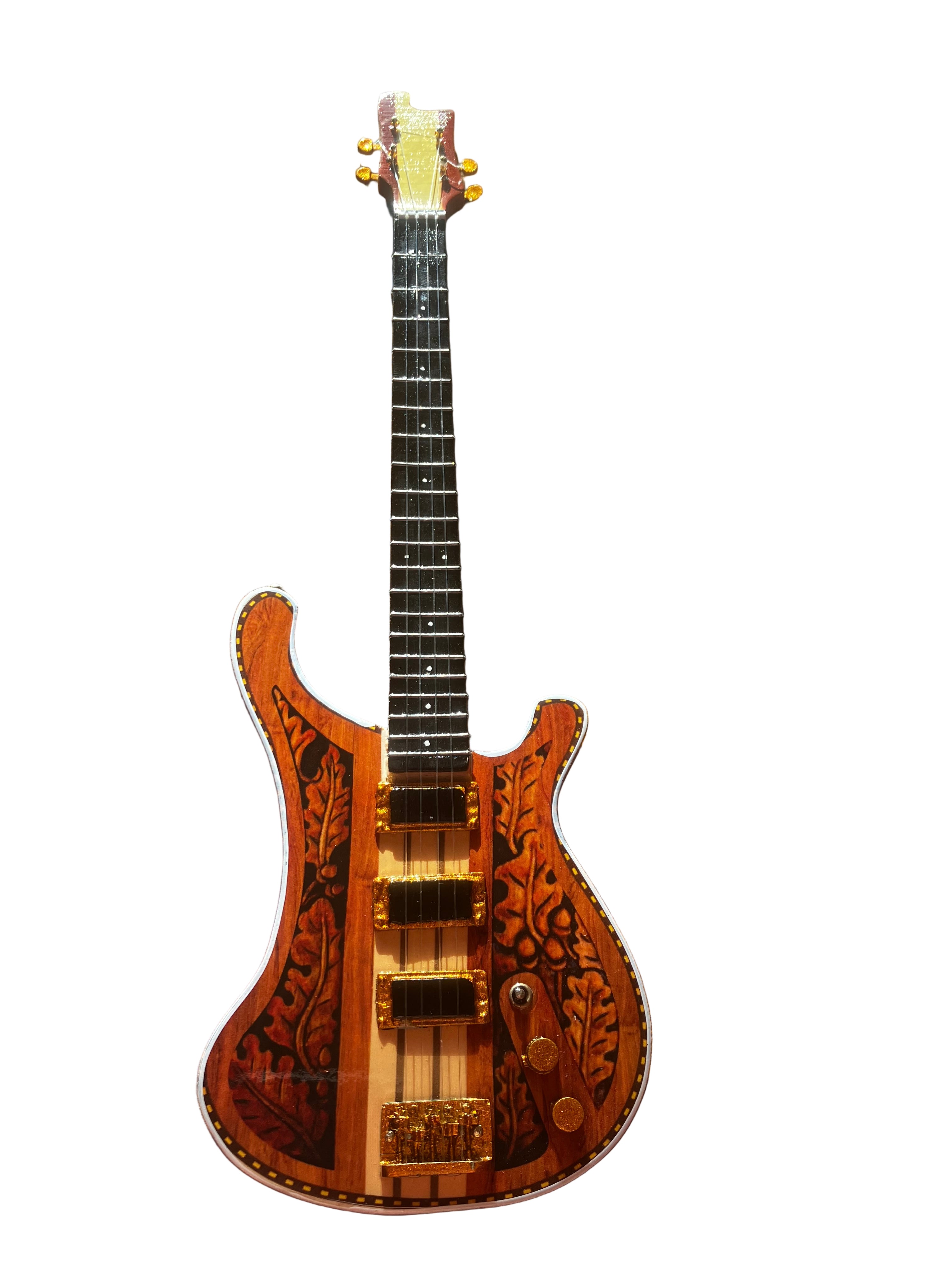 Motorhead Lemmy 25cm Handmade wooden collectible replica miniature mini guitar with stand (No.51)