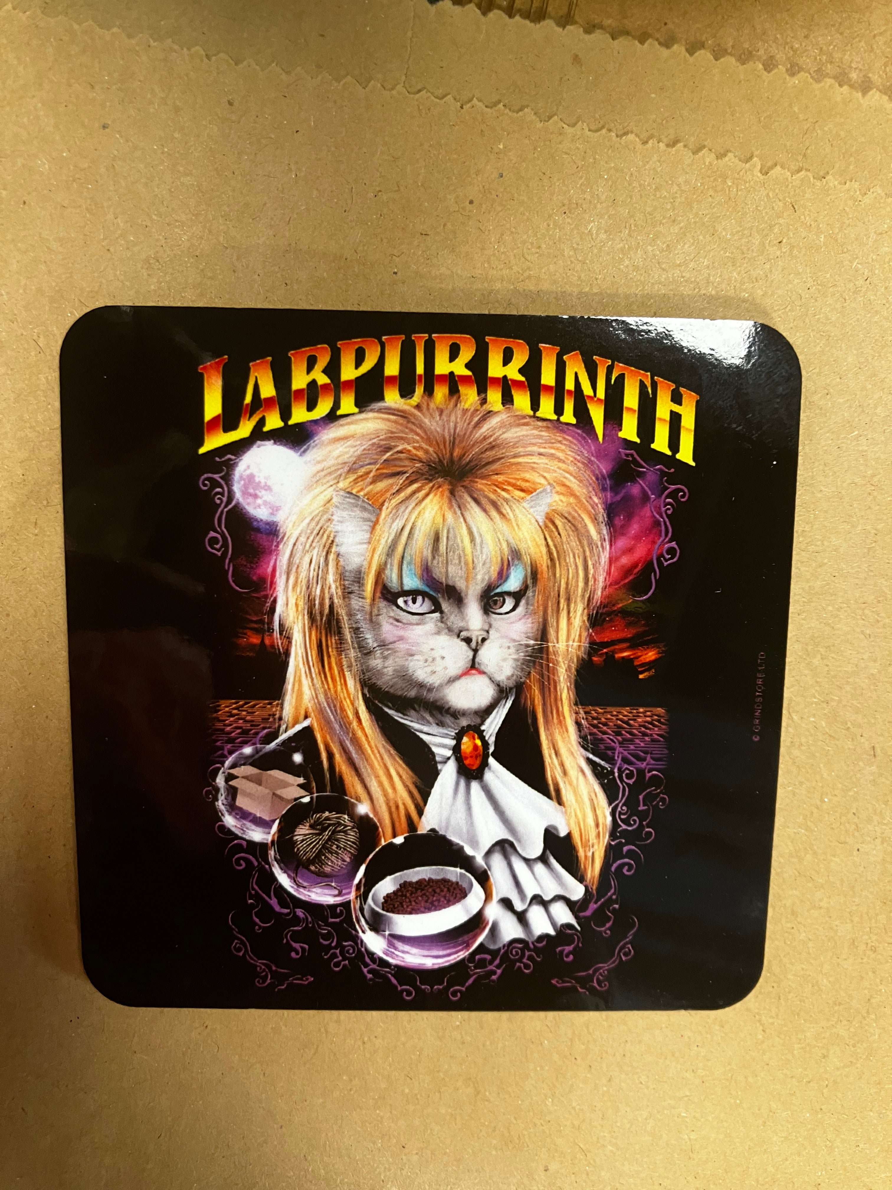 Labpurrinth coaster