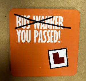 Driving test coaster rude