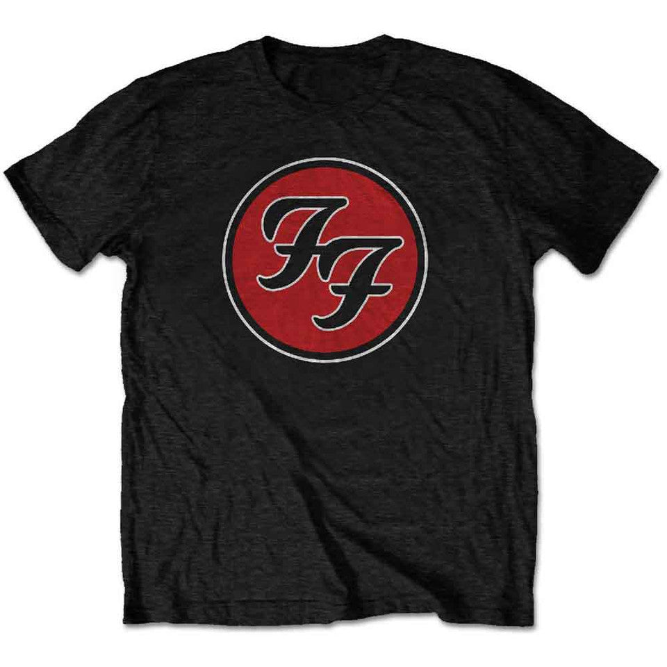 Official Licensed Foo Fighters Logo Black Tshirt