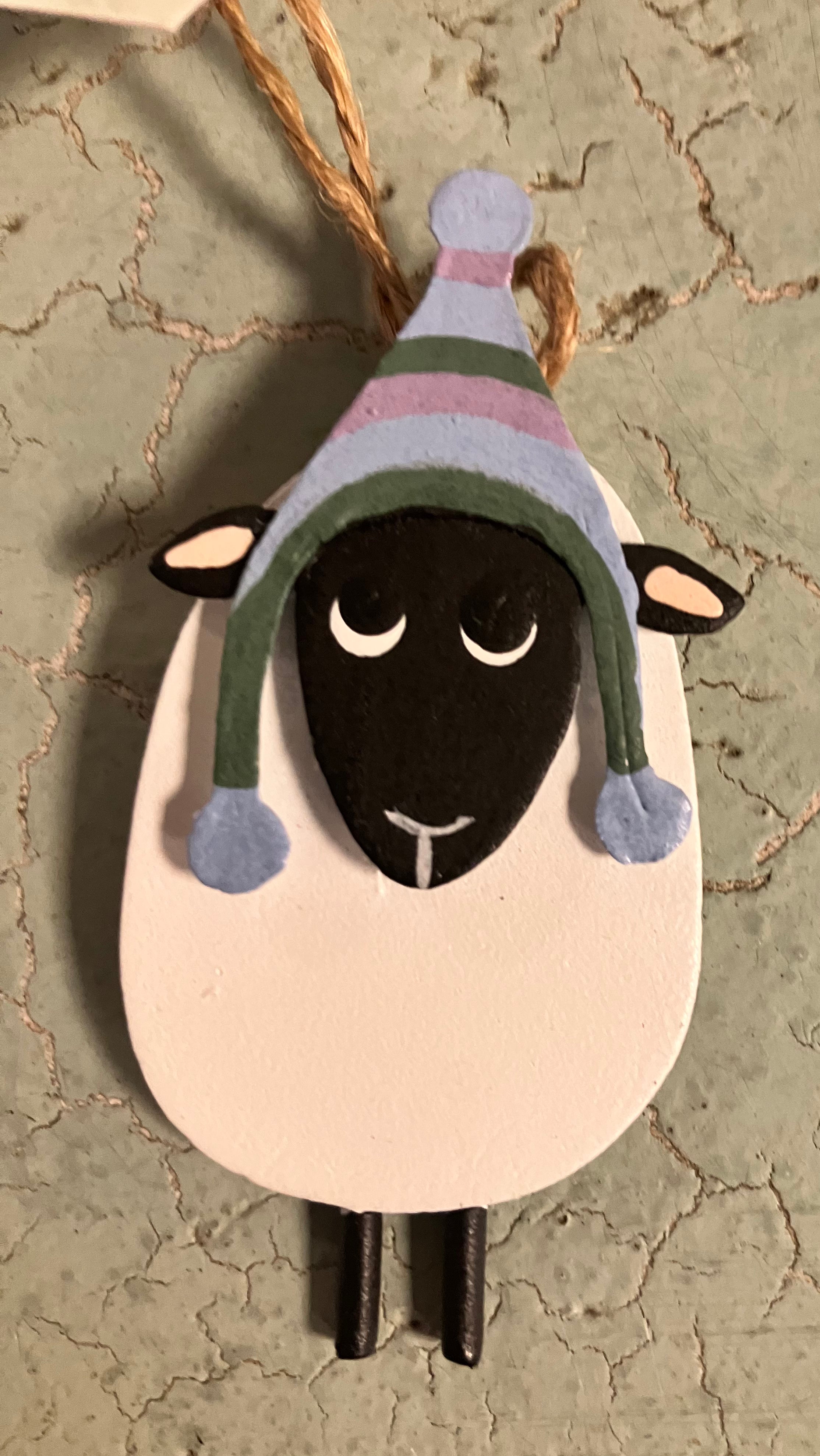Shoeless joe Christmas Decoration - Sheep Hanger - Choice of 4