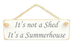 Wooden sign shed funny