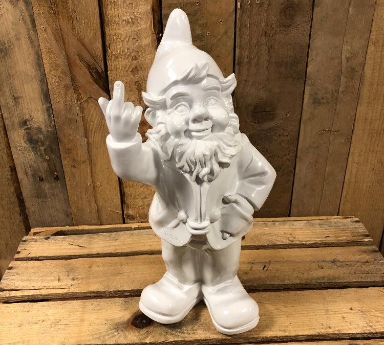 Stoobz Naughty colourful gnome swearing large - choice of colour