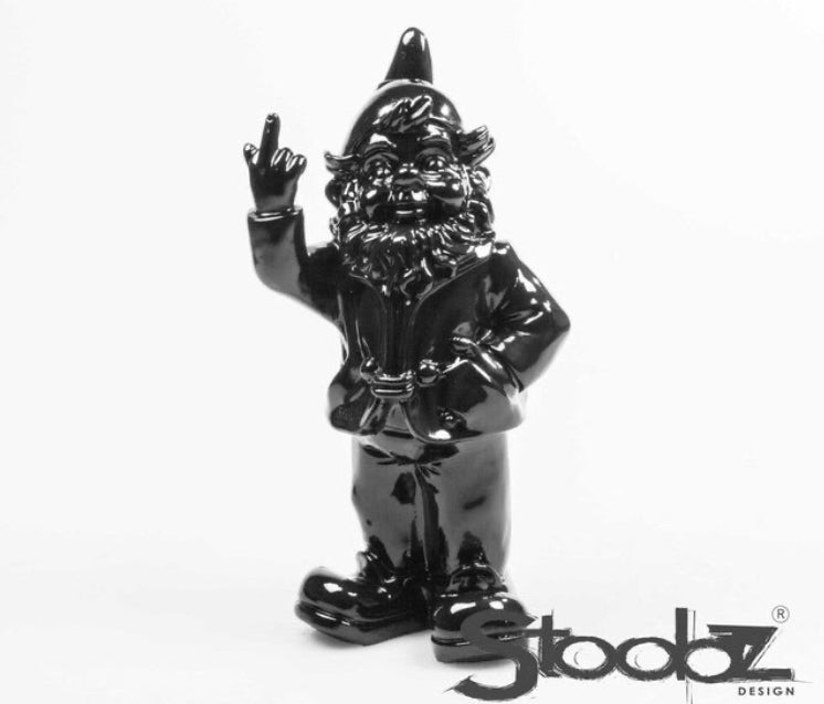 Stoobz Naughty colourful gnome swearing large - choice of colour