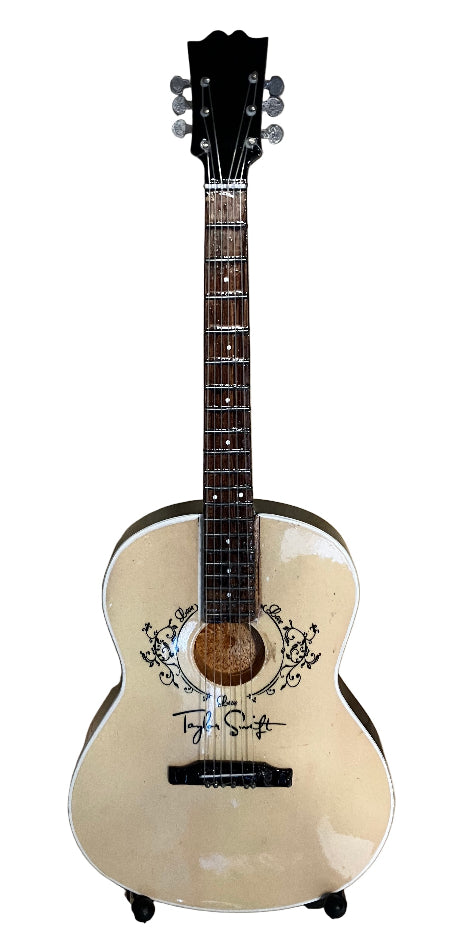Taylor Swift  Baby Taylor 25cm Handmade wooden collectible replica miniature mini guitar with stand (no.82)