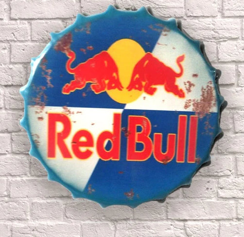 Giant Metal Bottle top cap 30cm - Choice of Design
