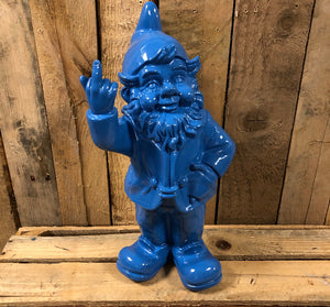 Stoobz Naughty colourful gnome swearing large - choice of colour
