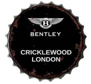 Giant Metal Bottle top cap 30cm - Choice of Design