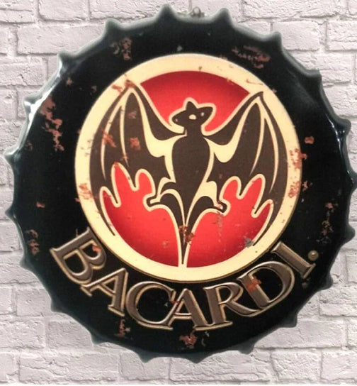Giant Metal Bottle top cap 30cm - Choice of Design