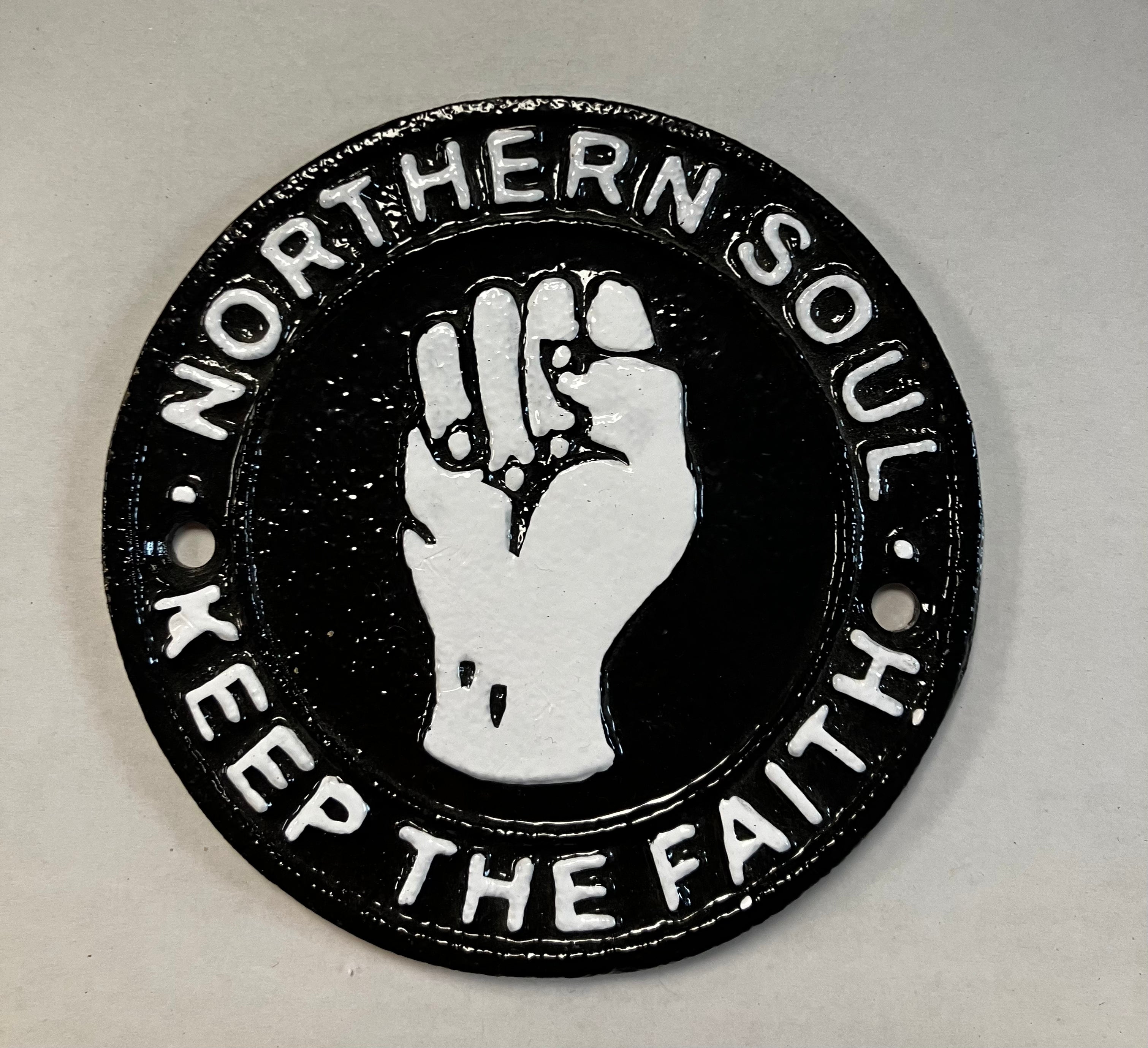 Northern Soul wall sign