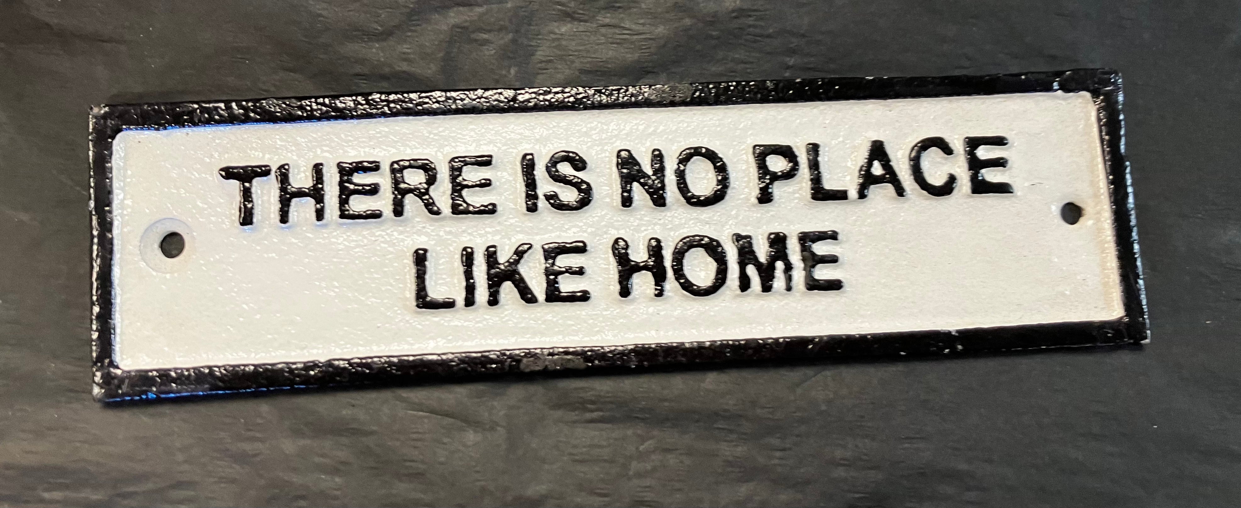 No place like home wall sign