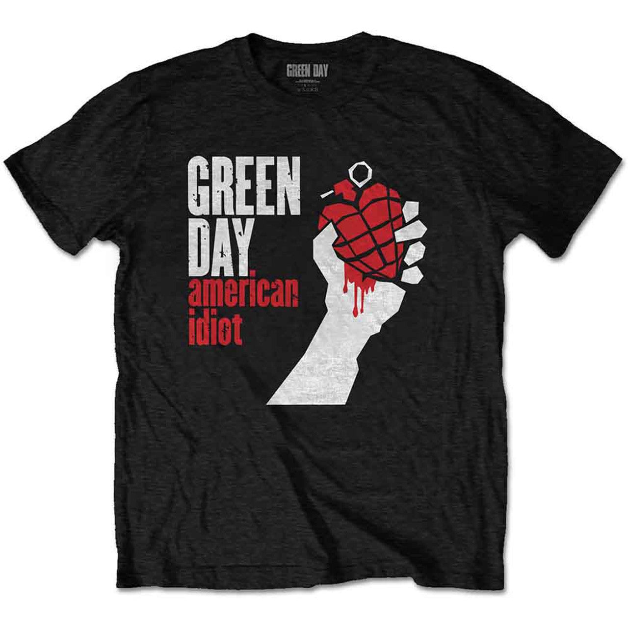 Official Licensed Green Day American Idiot T Shirt