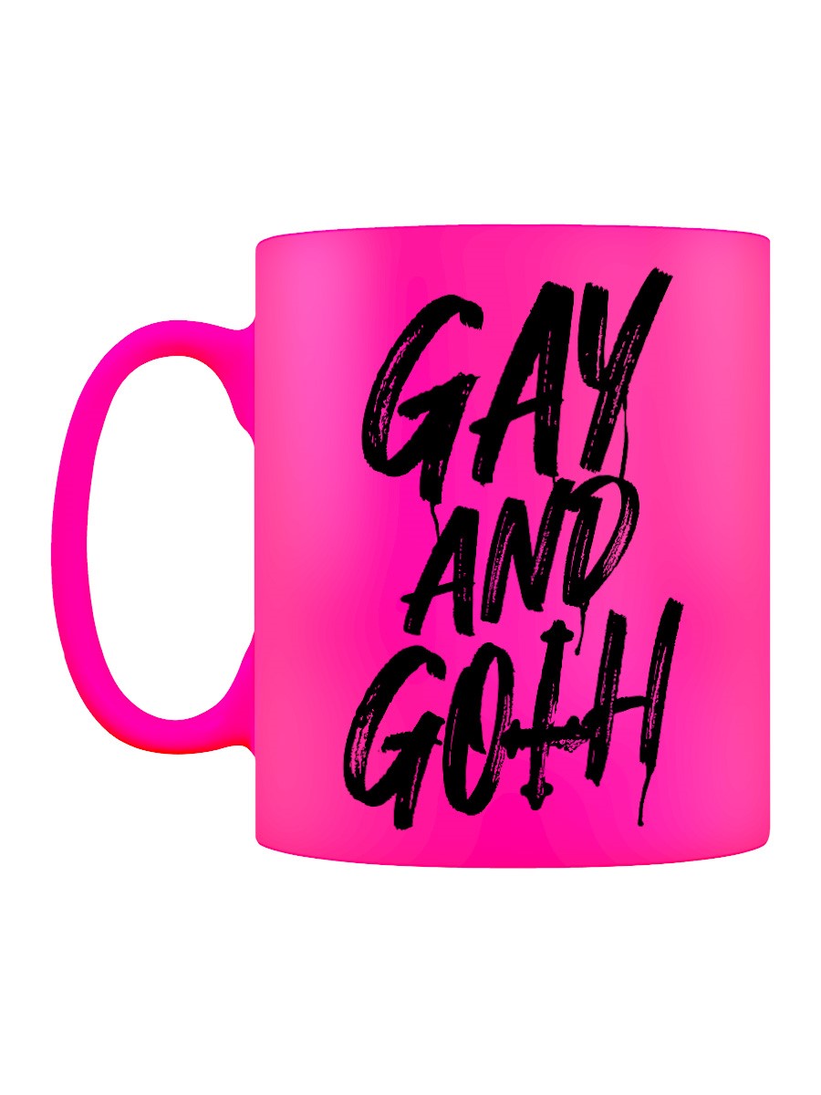 Funny Ceramic Mug - Gay and Goth