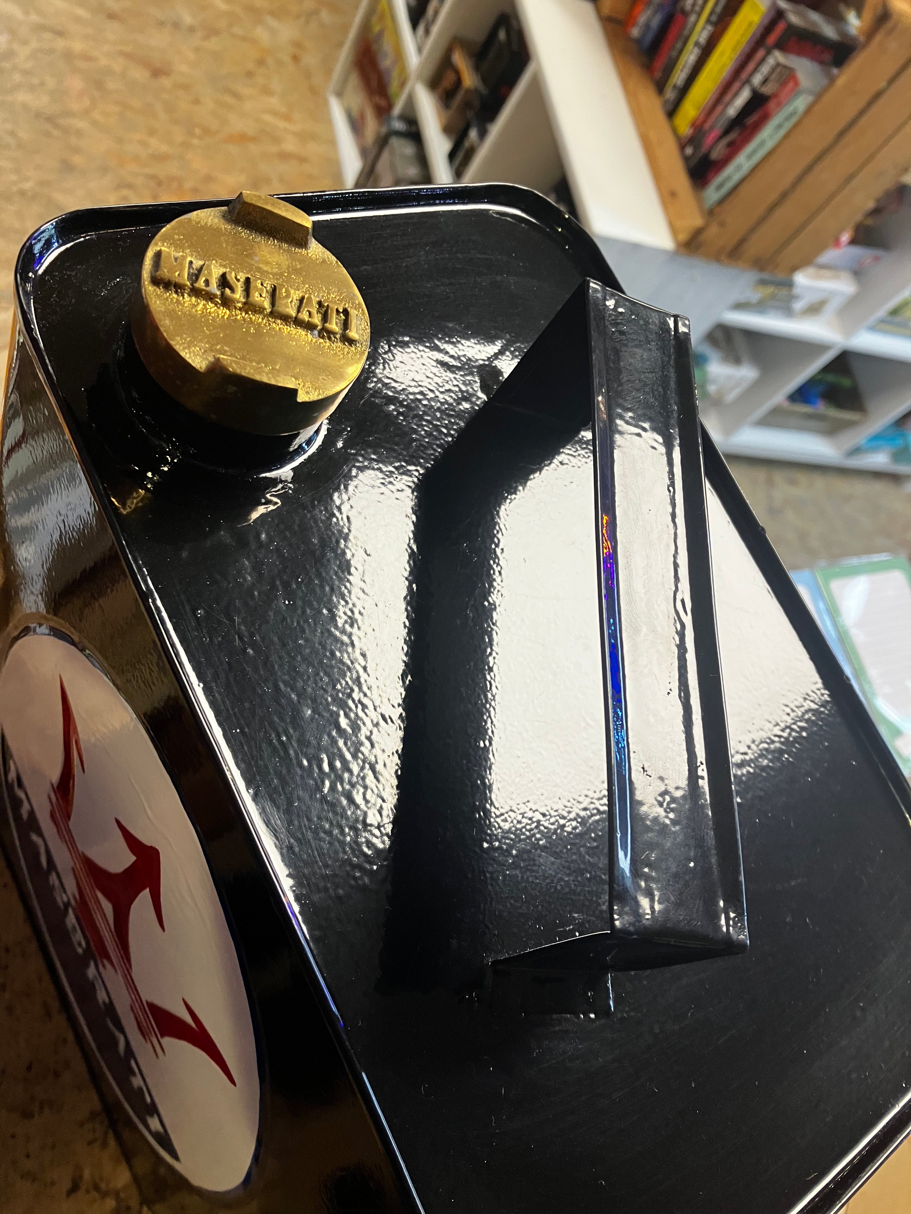 Retro Hand Painted Advertising Aluminium Oil Petrol Jerry can - Choice of Style