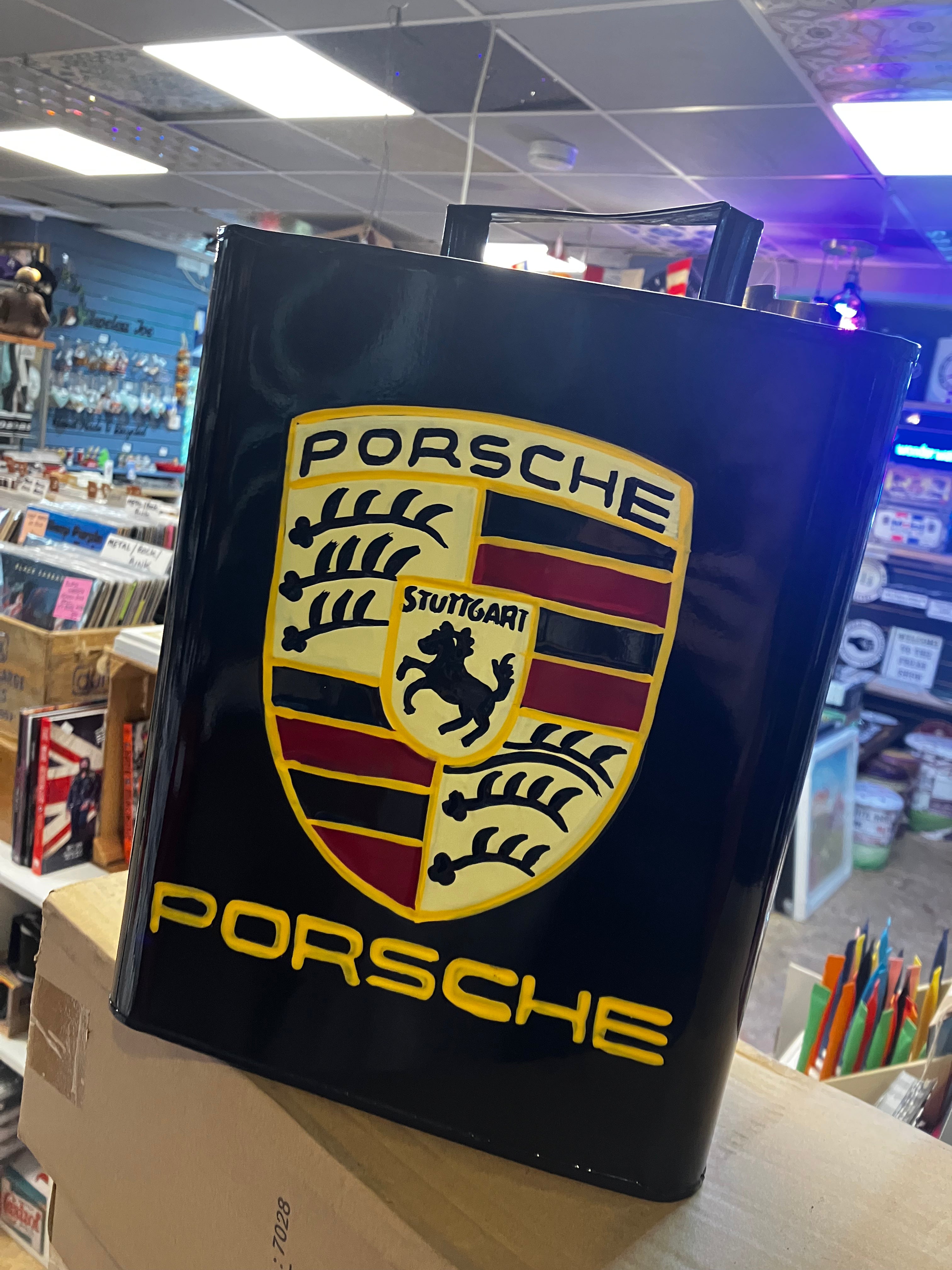 Retro Hand Painted Advertising Aluminium Oil Petrol Jerry can - Choice of Style