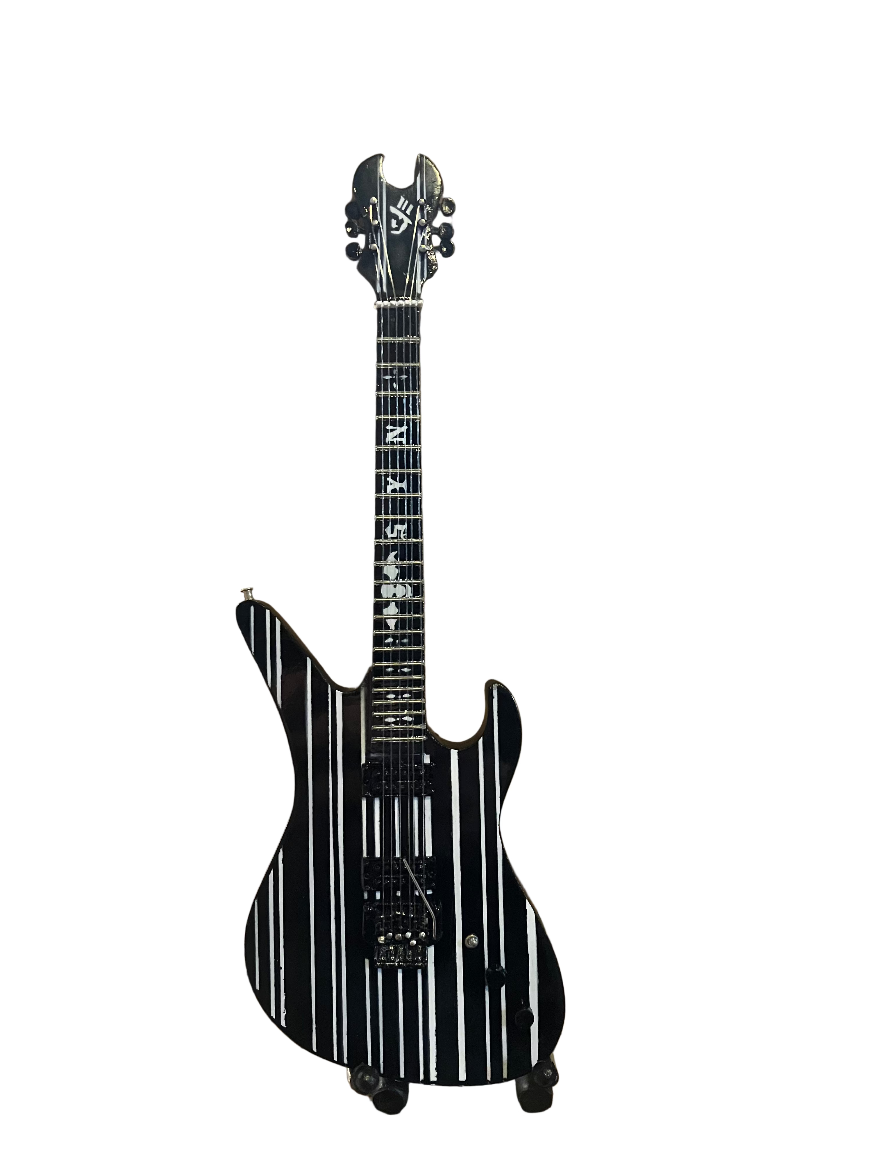 Avenged Sevenfold Handmade wooden collectible replica miniature mini guitar with stand