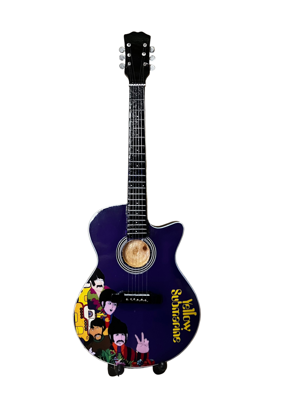 Beatles Yellow Submarine Miniature Guitar