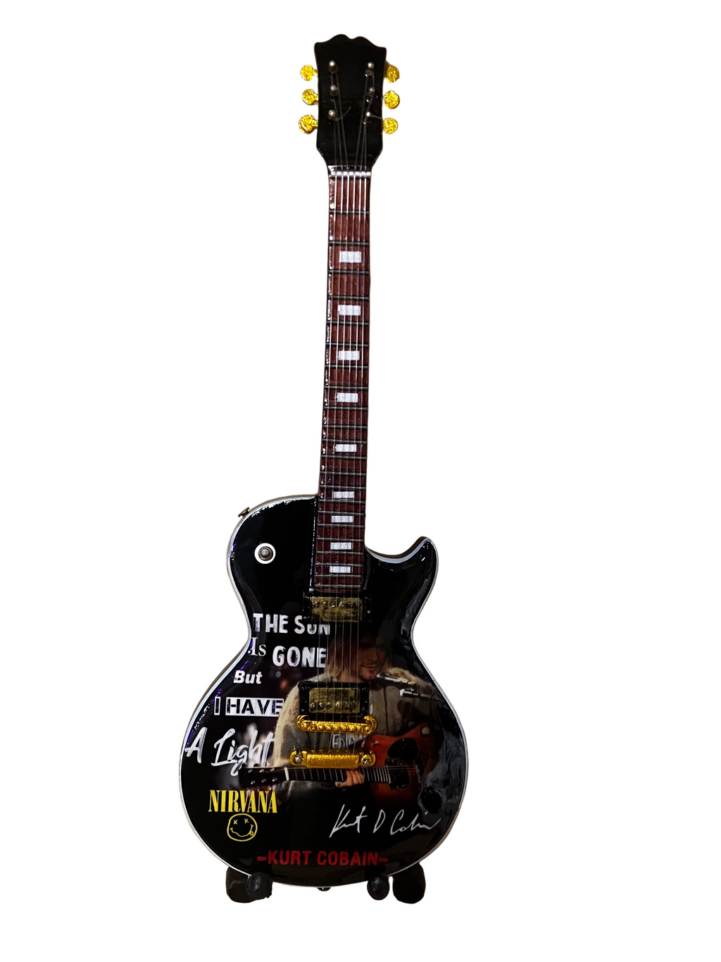 Kurt Cobain Les Paul Miniature Guitar