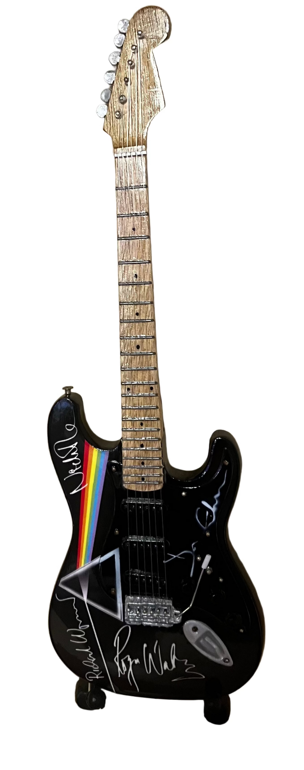 Pink Floyd Dark Side of the moon Miniature Guitar