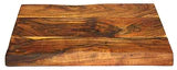 Mountain Woods Brown Hand Crafted Live Edge Acacia Cutting Chopping Board / Serving Antipasti Tray - 20" x 10" SALE
