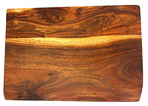 Mountain Woods Brown Hand Crafted Live Edge Acacia Cutting Chopping Board / Serving Antipasti Tray - 20" x 10" SALE
