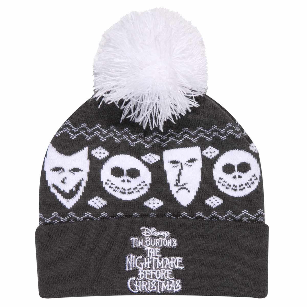 Nightmare Before Christmas Ski Licenced Beanie Woolie Hat - Choice of Two Styles