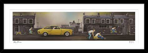Ford Escort Large Barsby Art Picture