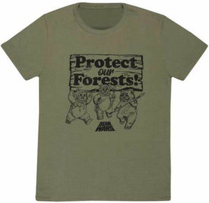 Ewok Save Of Forests Star Wars 100% Cotton T Shirt