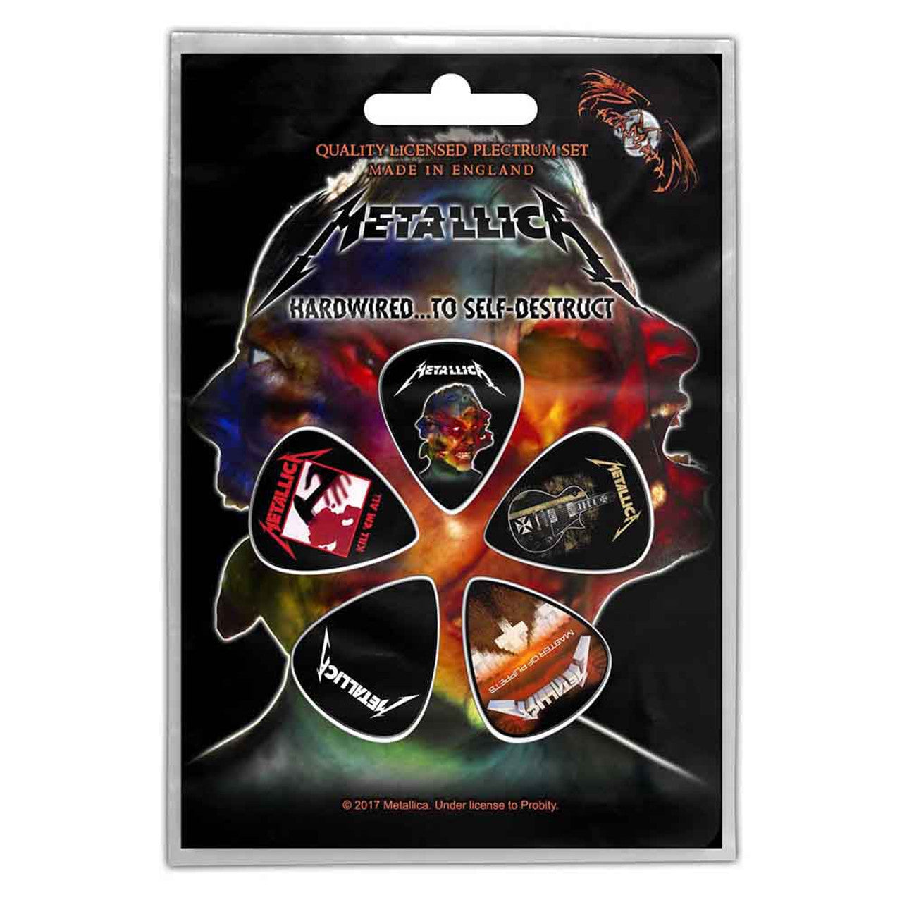 Licensed Band Plectrum Guitar Pick Sets  - Choice of Artists