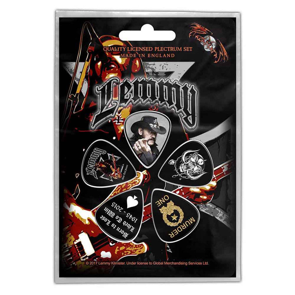 Licensed Band Plectrum Guitar Pick Sets  - Choice of Artists