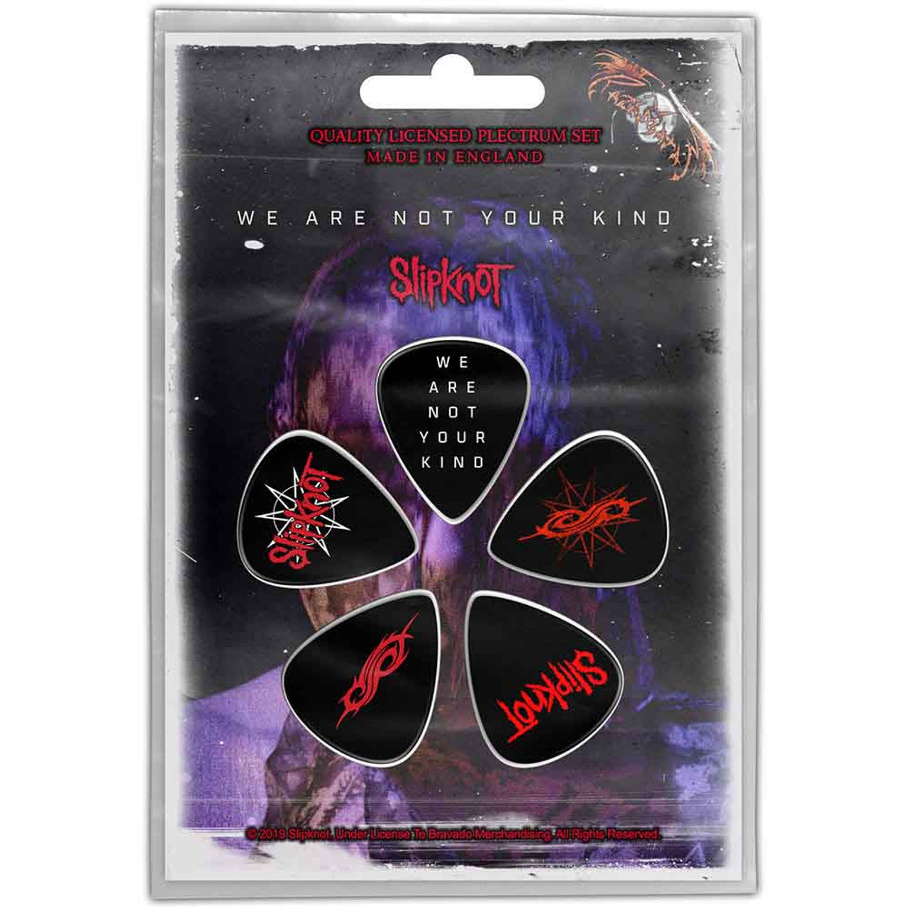 Licensed Band Plectrum Guitar Pick Sets  - Choice of Artists