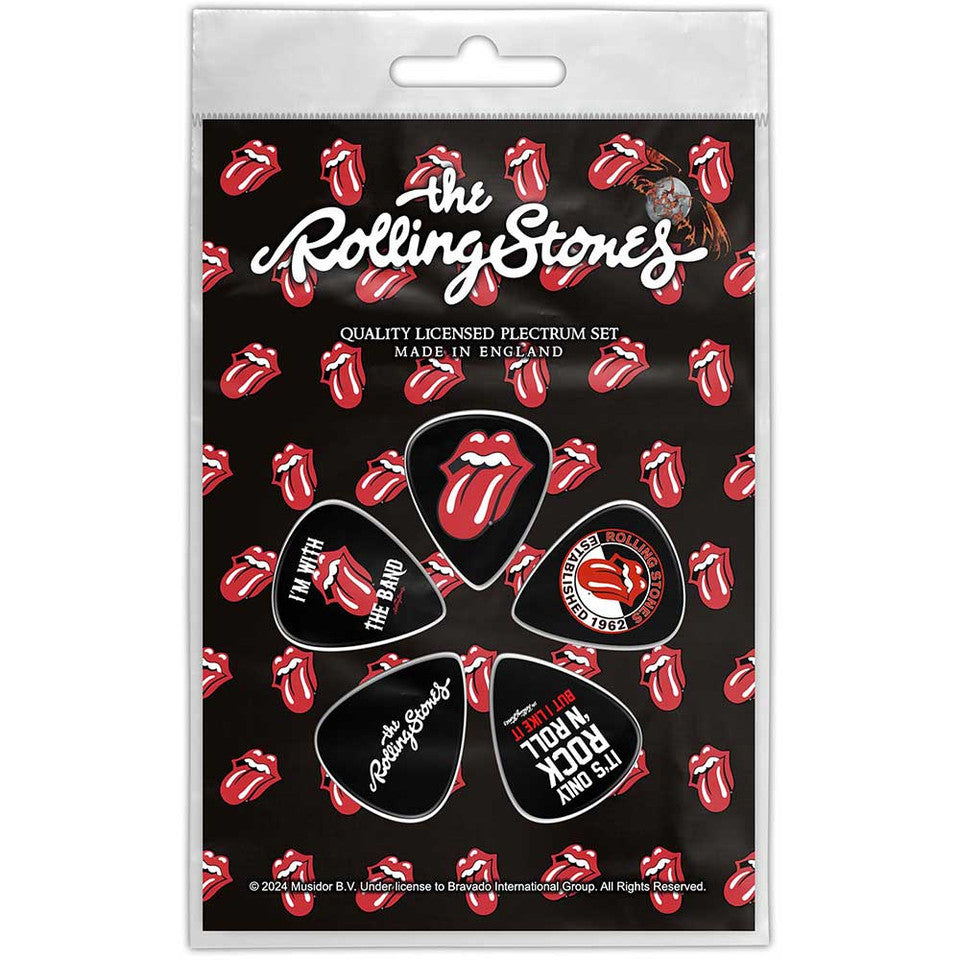 Licensed Band Plectrum Guitar Pick Sets  - Choice of Artists