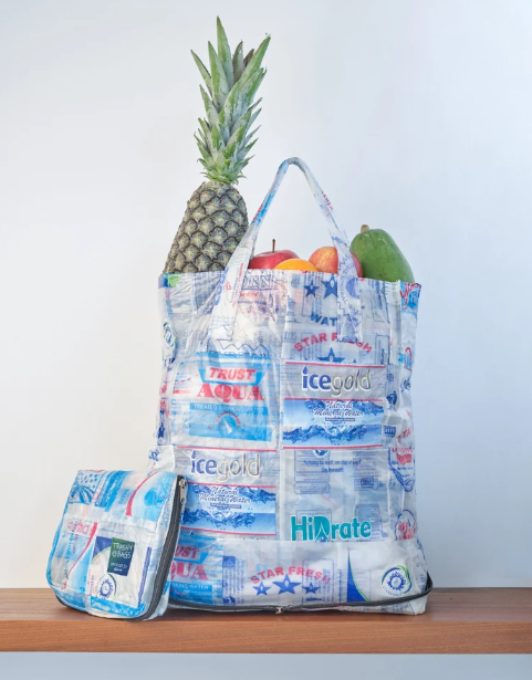 Trashy Bags Upcycled Plastic Bag Grocery Shopping Bag