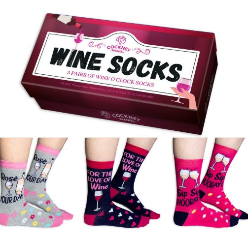 Cockney Spaniel Socks Funny / Rude Box Set - Size 4 - 8 - Choice of Designs
