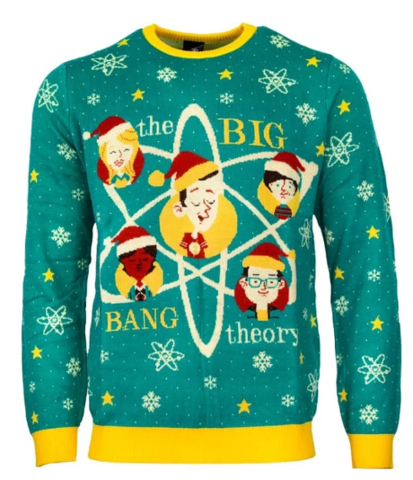 Official licenced Big Bang Theory  - Funny Ugly Christmas Jumper Sweater