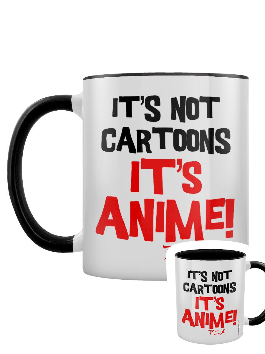 Funny Ceramic Mug - It's Anime not Cartoons