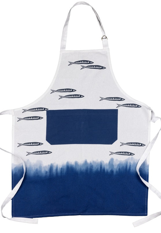 Shoeless Joe Coastal Fish Dip Dye Tea Towel / Apron / Oven Mitt
