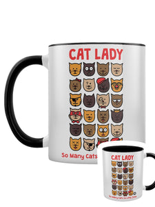 Funny Ceramic Mug - Cat Lady