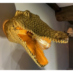 Crocodile Head Wall Lamp