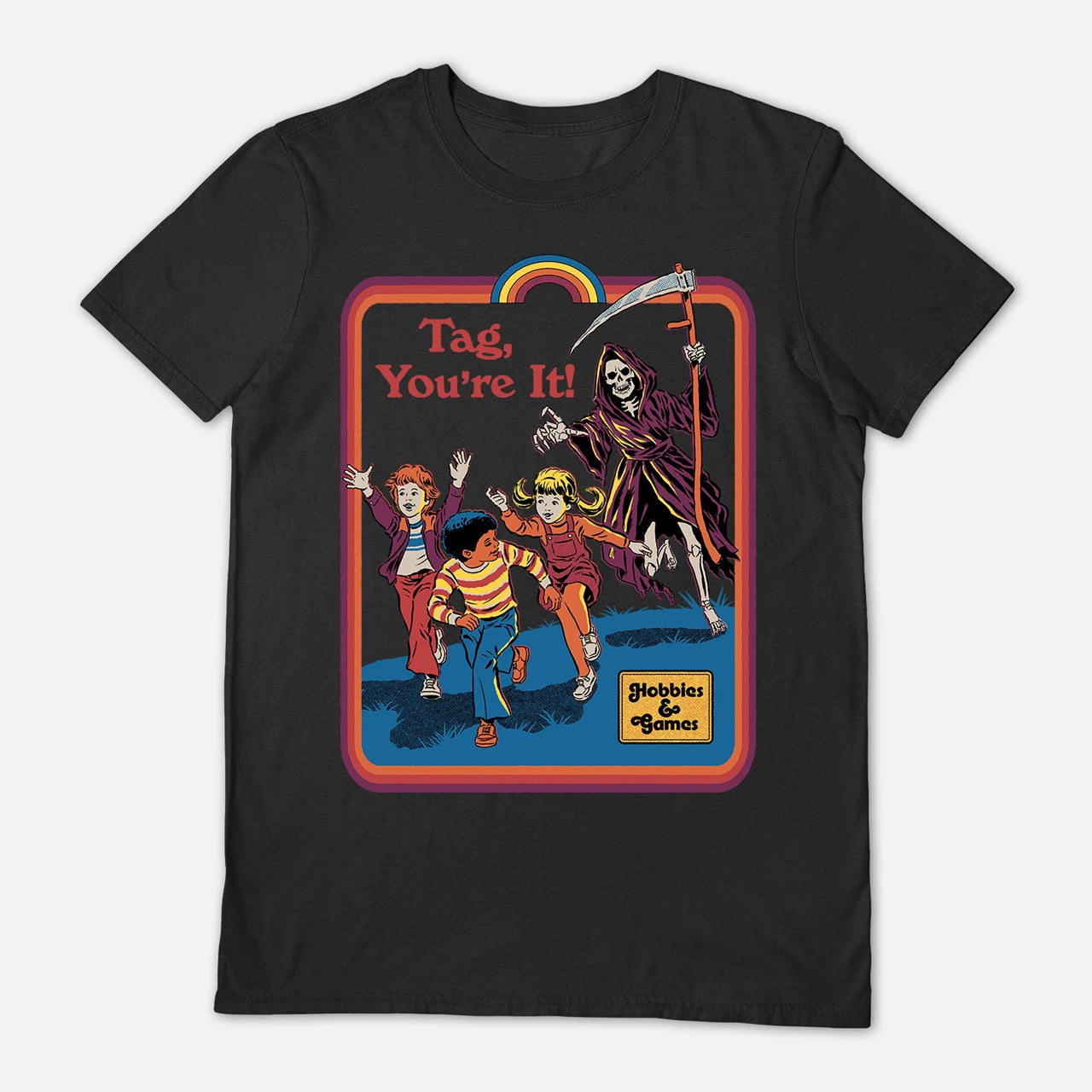 Steven Rhodes Official Cotton T Shirt - Tag You're It Grip Reaper