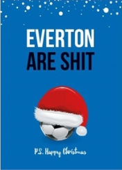 Funny Shit Football Christmas Card  - Various Teams Available - Free Postage!