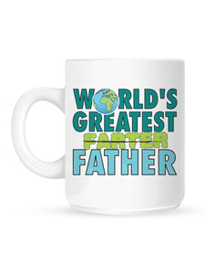 Funny Ceramic Mug - Worlds greatest farter father