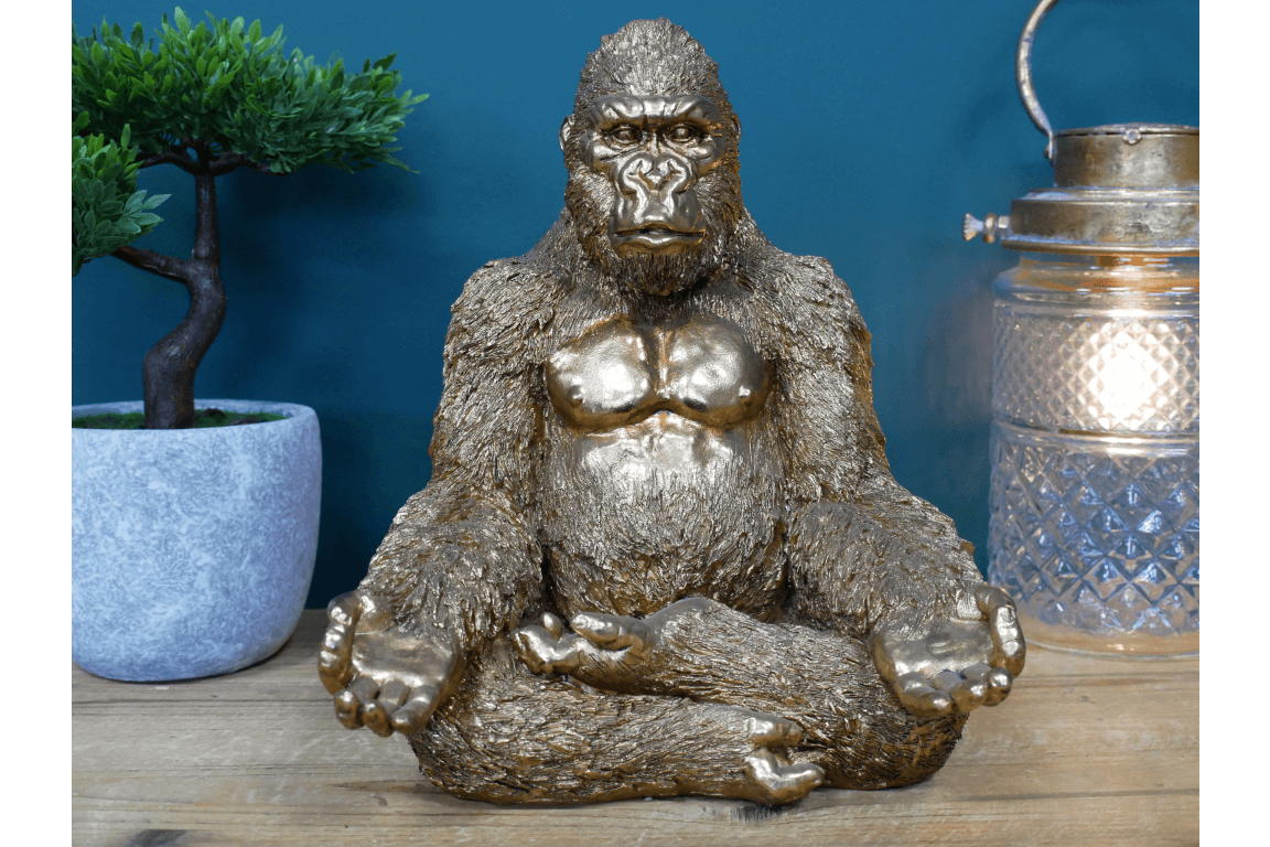 gorilla in Yoga pose ornament