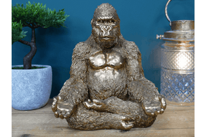 gorilla in Yoga pose ornament