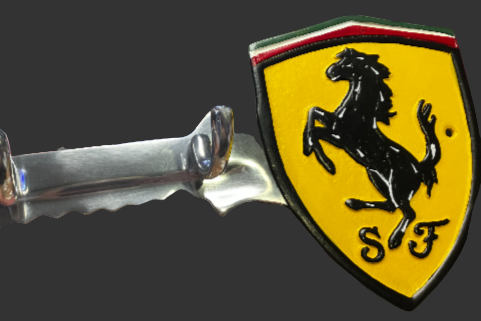 Car logo giant key aluminium hand painted coat hooks