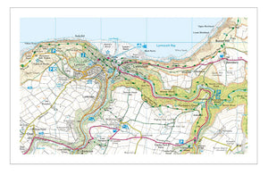 Ordnance Survey Map Lynmouth North Devon Exmoor Walkers South West Mug