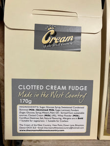 Devon West Country Clotted Cream Fudge 170g