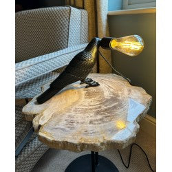 Raven Bird Table Desk Lamp