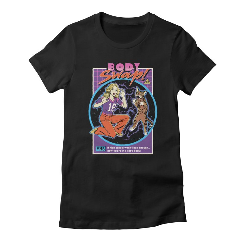 Steven Rhodes Official Cotton T Shirt - Body Swap Cat