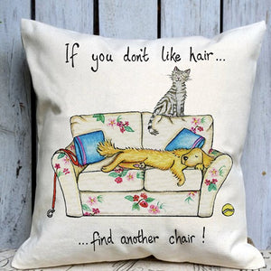 Pet hair funny cushion